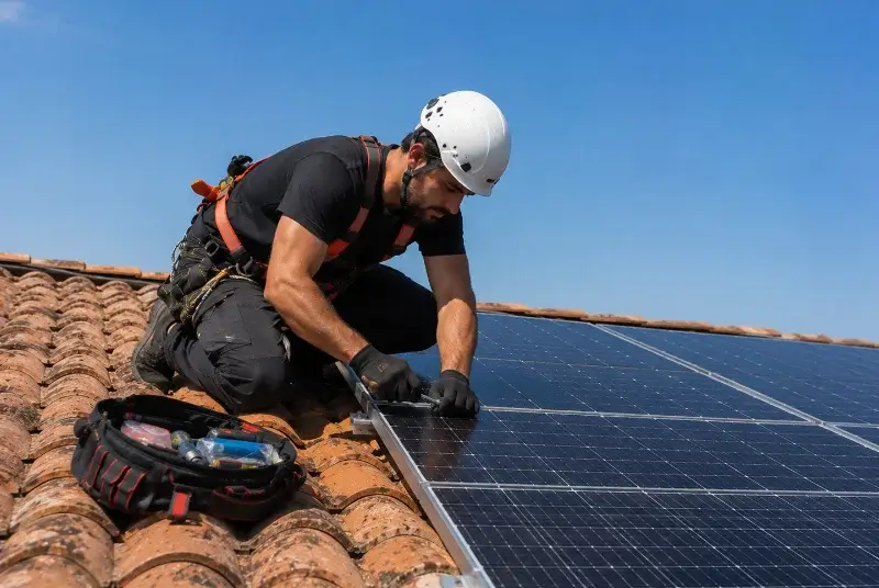 Maintenance et monitoring de panneaux solaires à Trélon