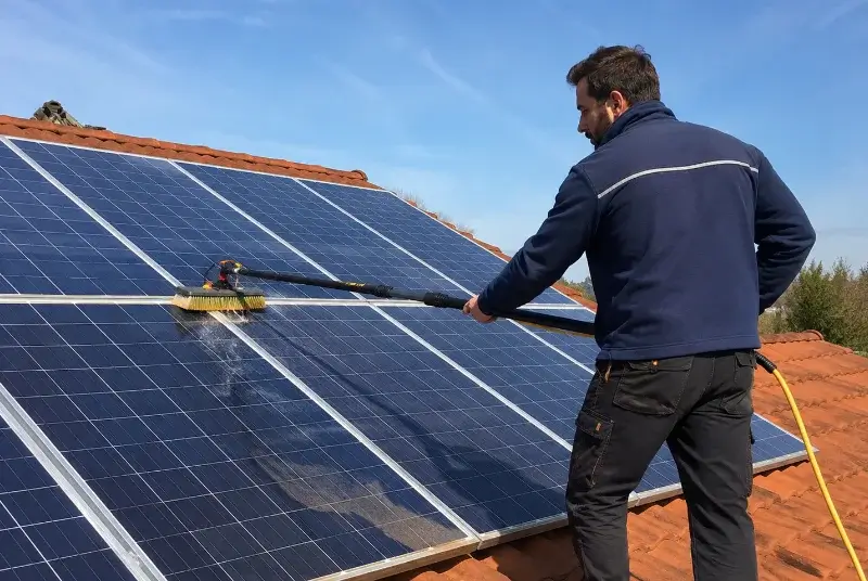 Nettoyage et entretien de panneaux solaires à Trélon